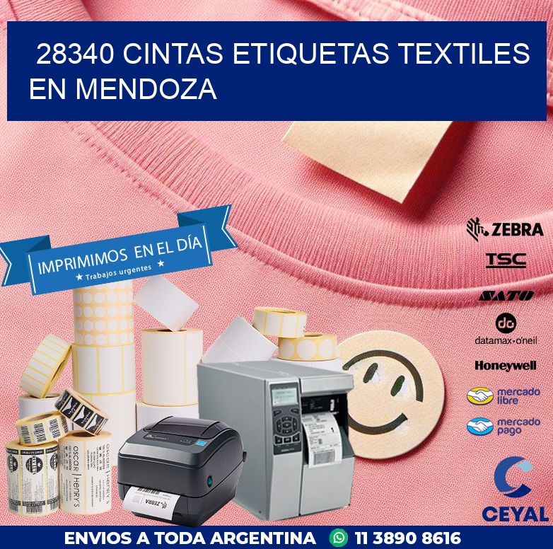 28340 CINTAS ETIQUETAS TEXTILES EN MENDOZA