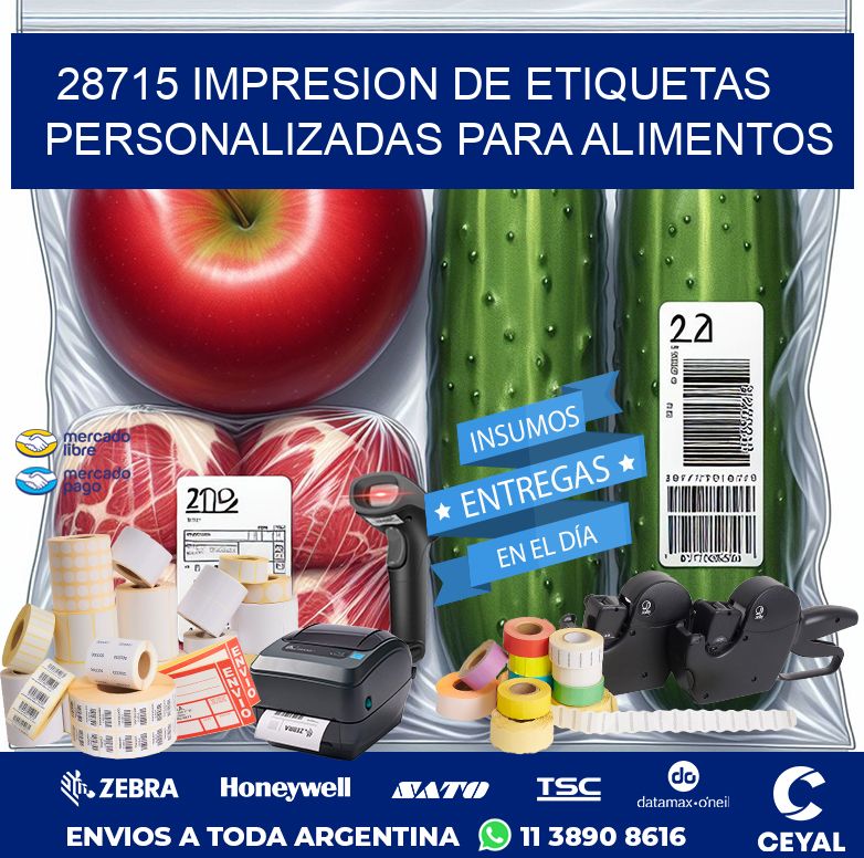 28715 IMPRESION DE ETIQUETAS PERSONALIZADAS PARA ALIMENTOS