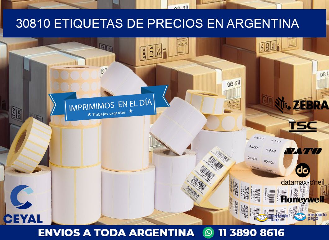 30810 ETIQUETAS DE PRECIOS EN ARGENTINA