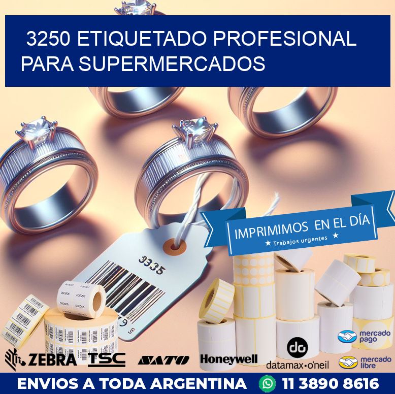 3250 ETIQUETADO PROFESIONAL PARA SUPERMERCADOS