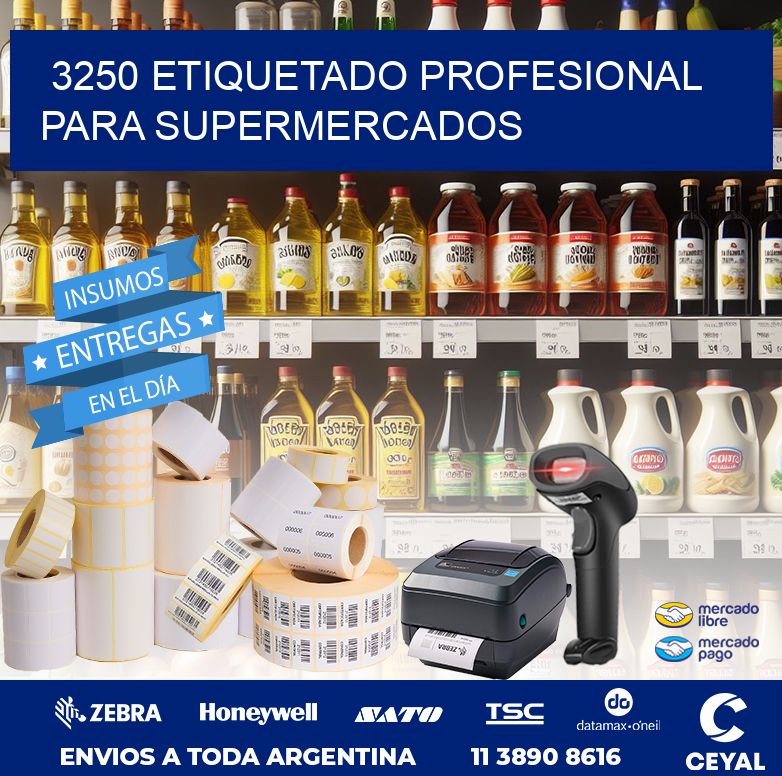 3250 ETIQUETADO PROFESIONAL PARA SUPERMERCADOS