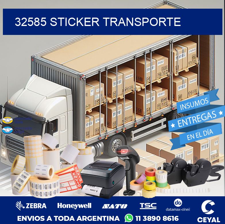 32585 STICKER TRANSPORTE