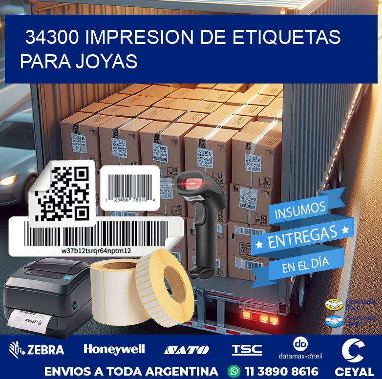 34300 IMPRESION DE ETIQUETAS PARA JOYAS