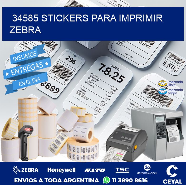 34585 STICKERS PARA IMPRIMIR ZEBRA