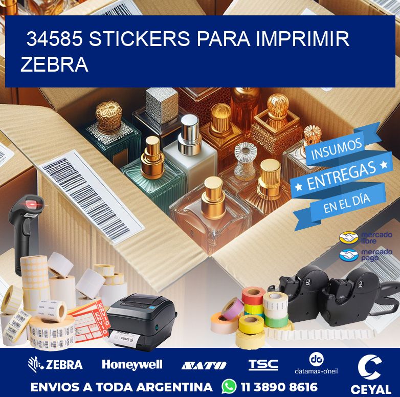 34585 STICKERS PARA IMPRIMIR ZEBRA