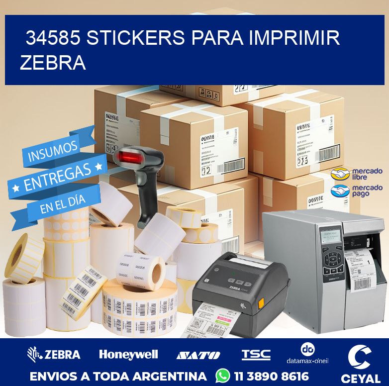 34585 STICKERS PARA IMPRIMIR ZEBRA