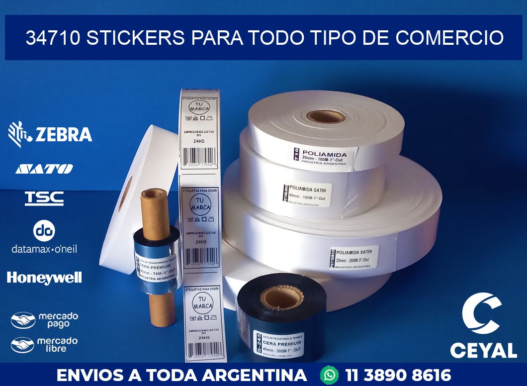 34710 STICKERS PARA TODO TIPO DE COMERCIO