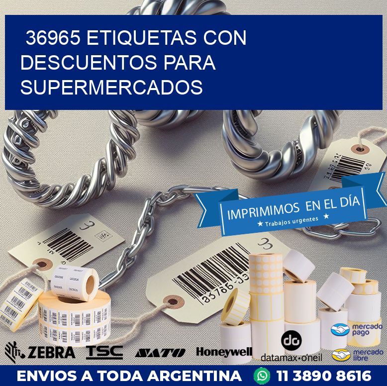36965 ETIQUETAS CON DESCUENTOS PARA SUPERMERCADOS