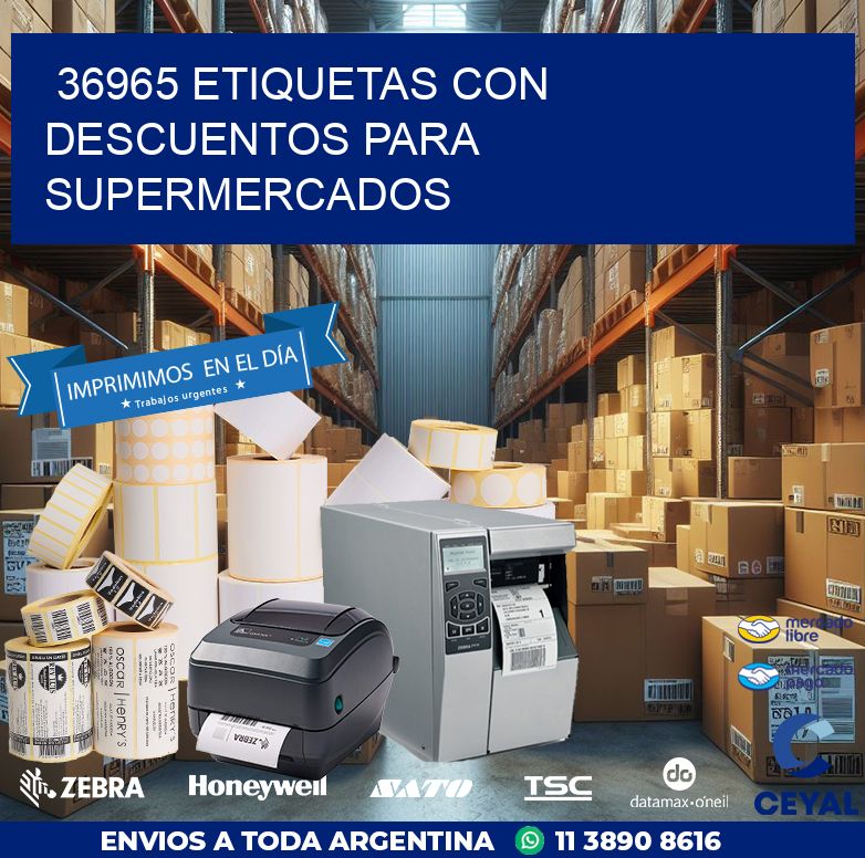 36965 ETIQUETAS CON DESCUENTOS PARA SUPERMERCADOS