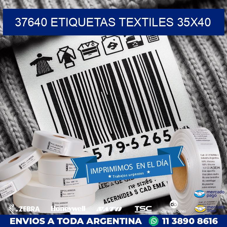 37640 ETIQUETAS TEXTILES 35X40