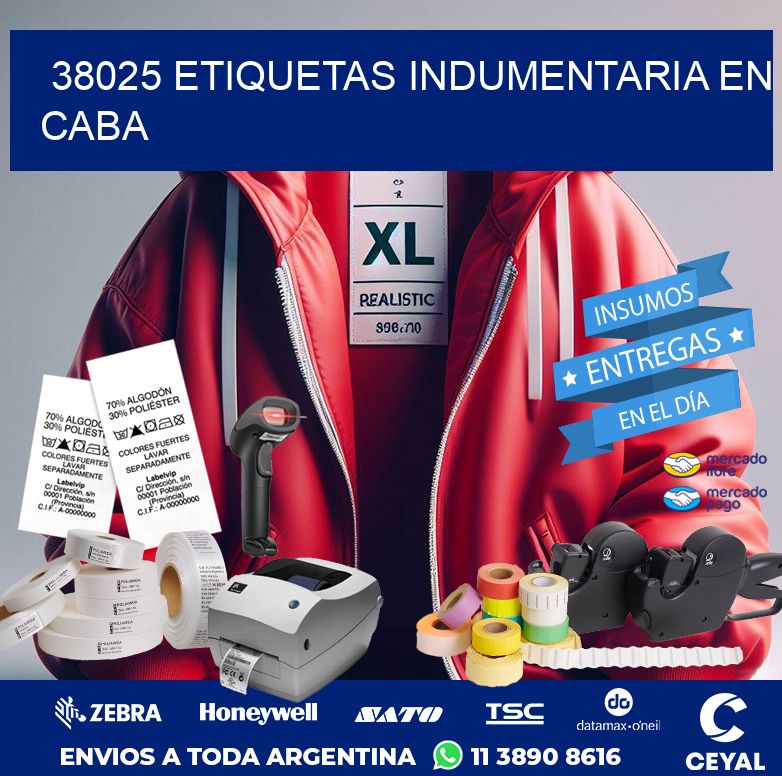 38025 ETIQUETAS INDUMENTARIA EN CABA