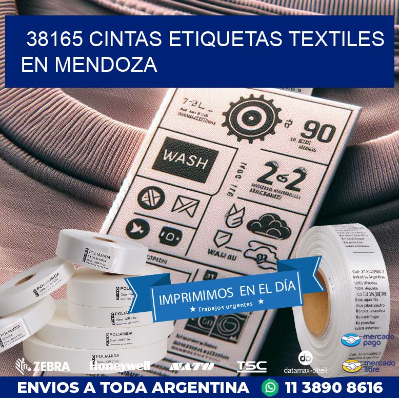 38165 CINTAS ETIQUETAS TEXTILES EN MENDOZA
