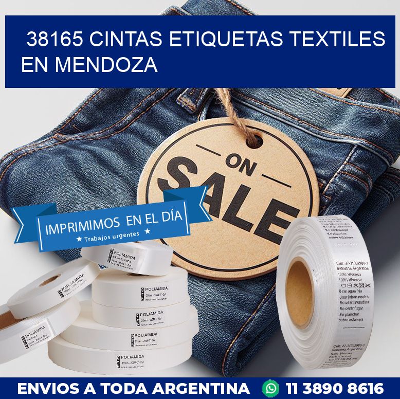 38165 CINTAS ETIQUETAS TEXTILES EN MENDOZA