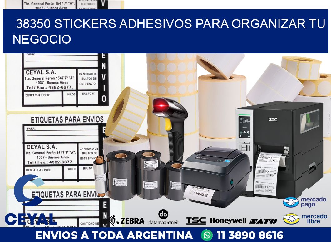38350 STICKERS ADHESIVOS PARA ORGANIZAR TU NEGOCIO