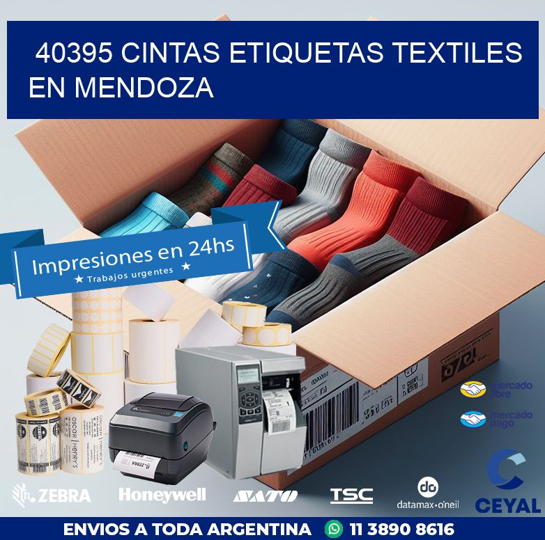40395 CINTAS ETIQUETAS TEXTILES EN MENDOZA