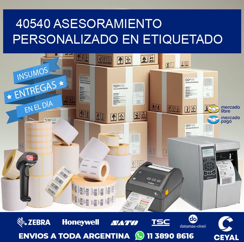 40540 ASESORAMIENTO PERSONALIZADO EN ETIQUETADO