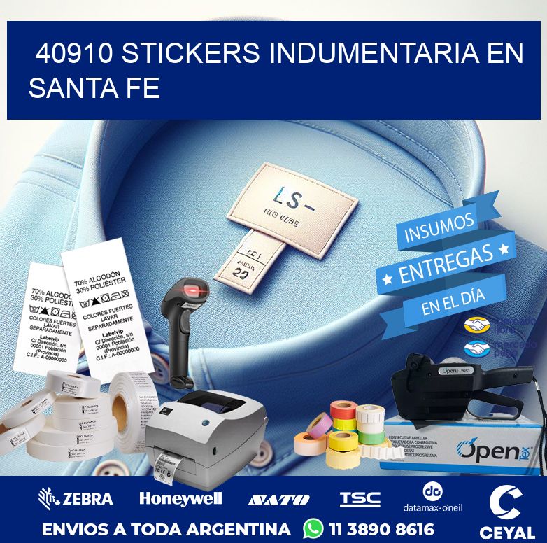 40910 STICKERS INDUMENTARIA EN SANTA FE