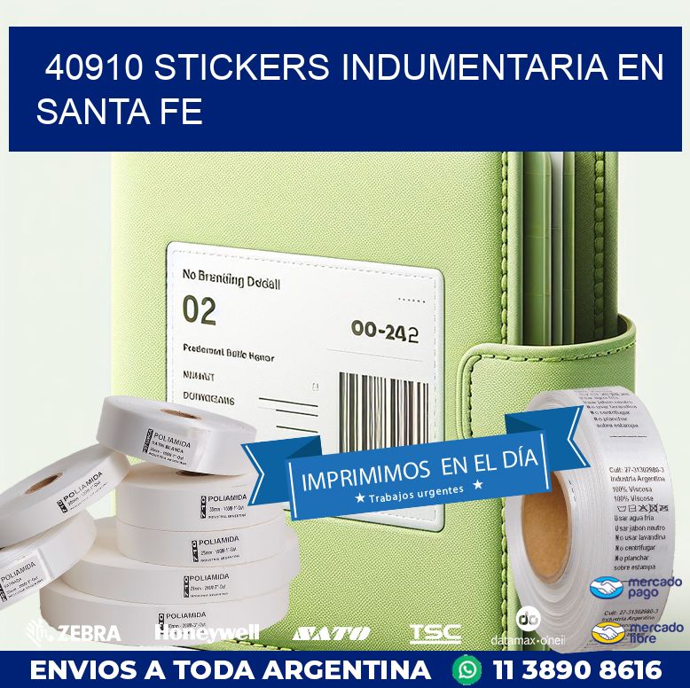 40910 STICKERS INDUMENTARIA EN SANTA FE