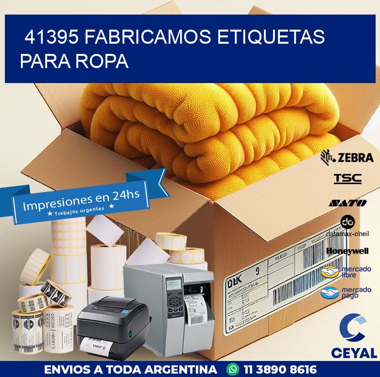 41395 FABRICAMOS ETIQUETAS PARA ROPA