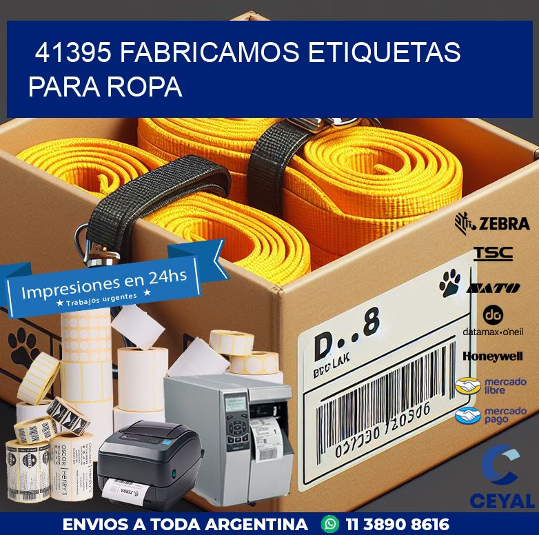 41395 FABRICAMOS ETIQUETAS PARA ROPA