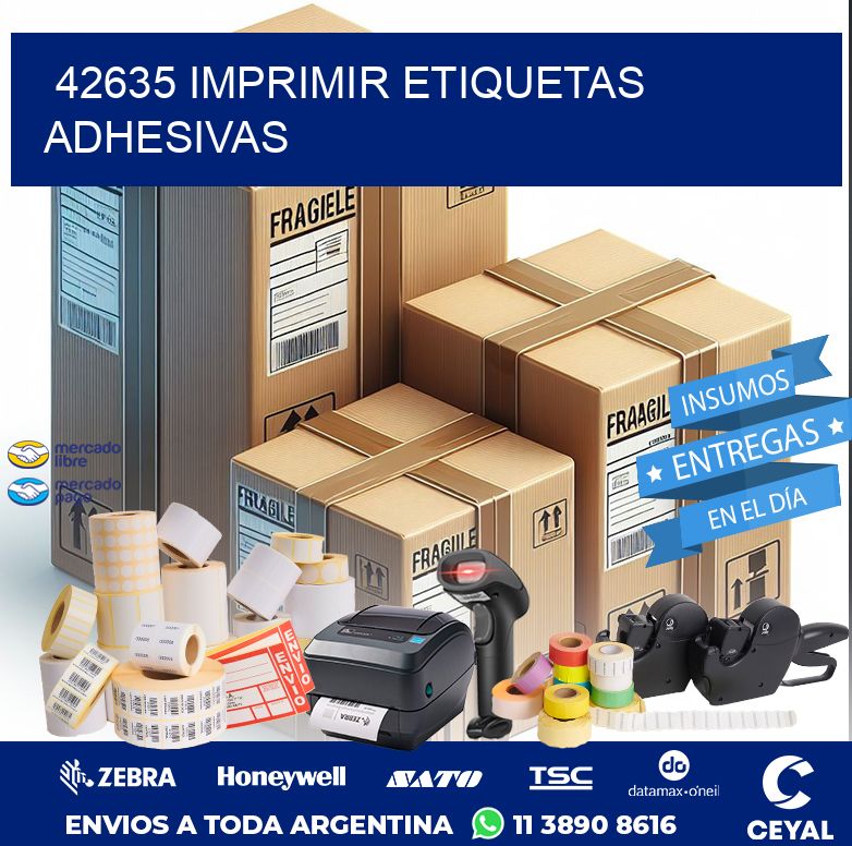 42635 IMPRIMIR ETIQUETAS ADHESIVAS