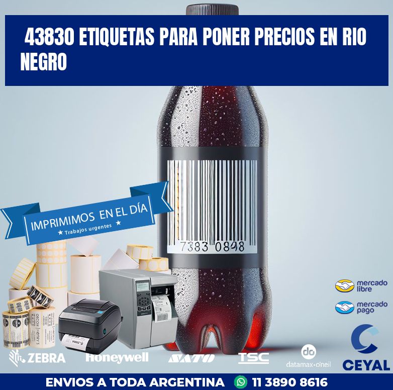 43830 ETIQUETAS PARA PONER PRECIOS EN RIO NEGRO