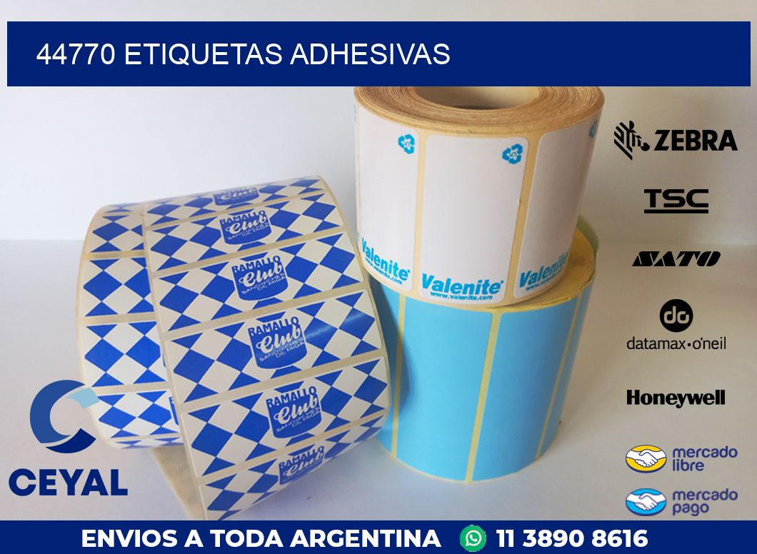 44770 ETIQUETAS ADHESIVAS