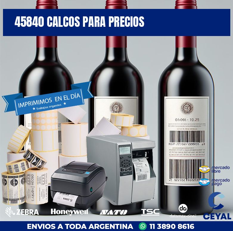 45840 CALCOS PARA PRECIOS