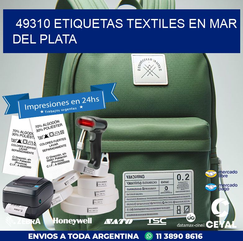 49310 ETIQUETAS TEXTILES EN MAR DEL PLATA