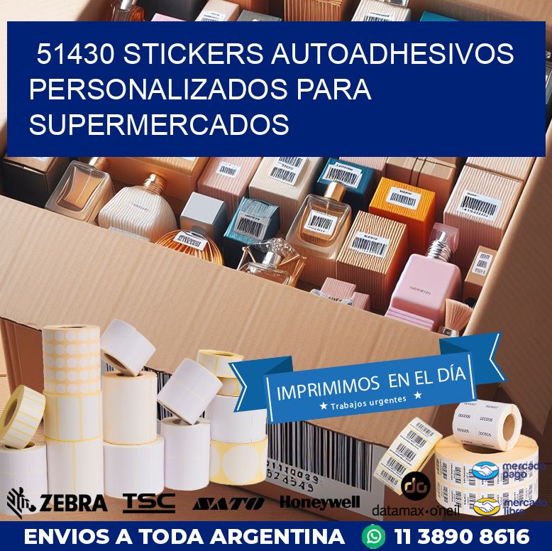 51430 STICKERS AUTOADHESIVOS PERSONALIZADOS PARA SUPERMERCADOS