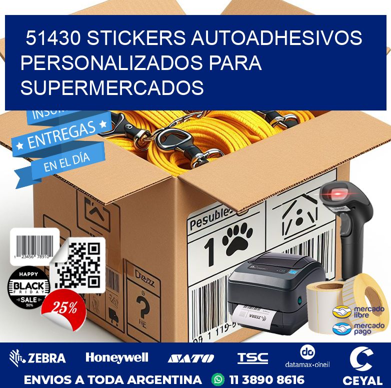 51430 STICKERS AUTOADHESIVOS PERSONALIZADOS PARA SUPERMERCADOS