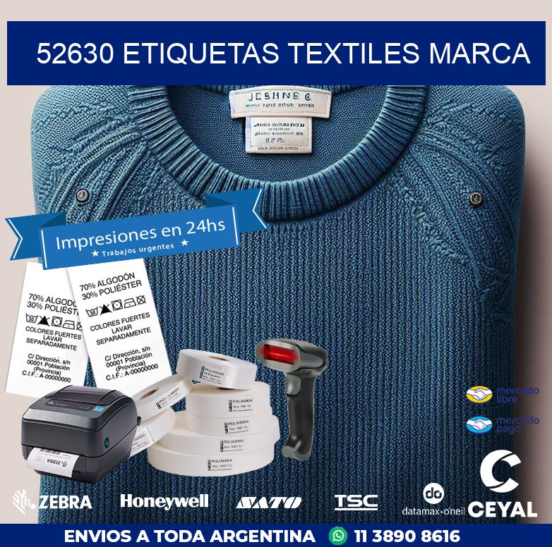 52630 ETIQUETAS TEXTILES MARCA