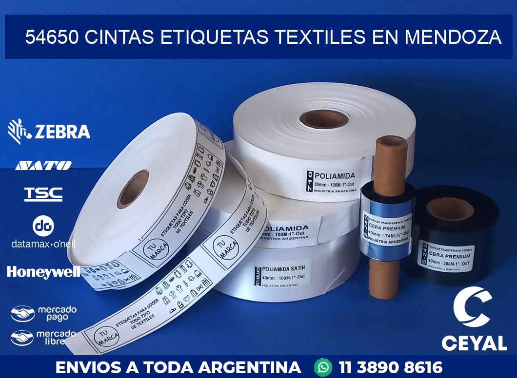 54650 CINTAS ETIQUETAS TEXTILES EN MENDOZA