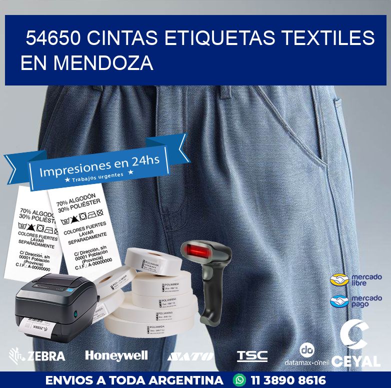 54650 CINTAS ETIQUETAS TEXTILES EN MENDOZA