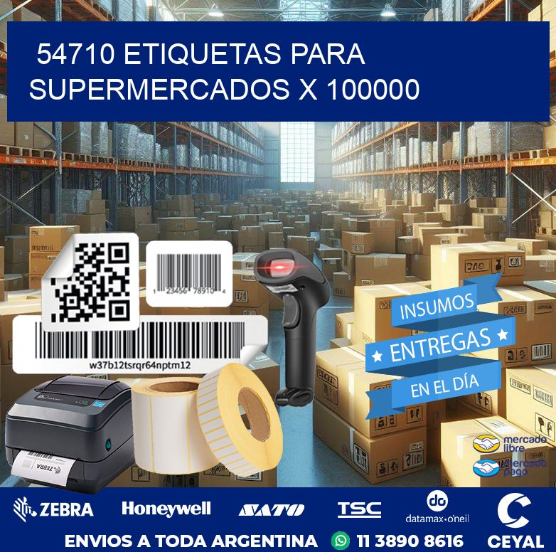 54710 ETIQUETAS PARA SUPERMERCADOS X 100000
