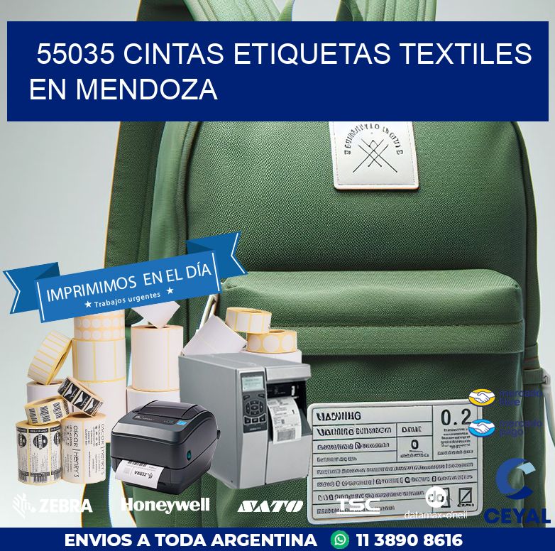 55035 CINTAS ETIQUETAS TEXTILES EN MENDOZA