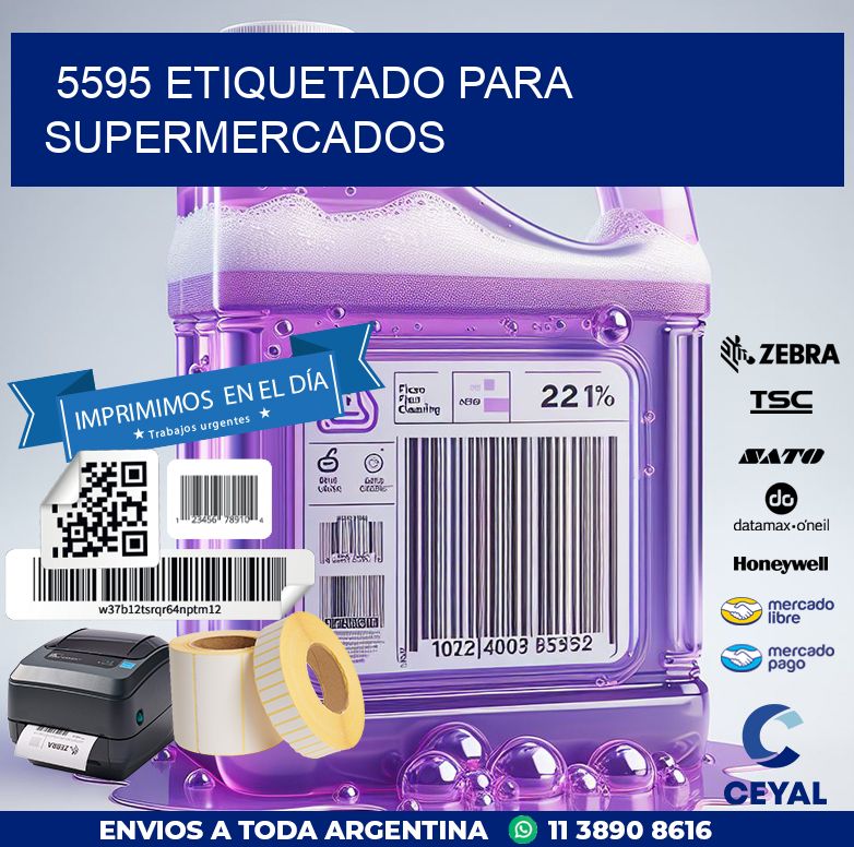 5595 ETIQUETADO PARA SUPERMERCADOS