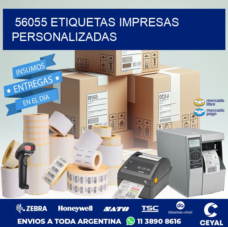 56055 ETIQUETAS IMPRESAS PERSONALIZADAS