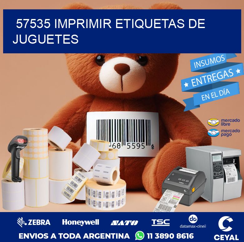57535 IMPRIMIR ETIQUETAS DE JUGUETES