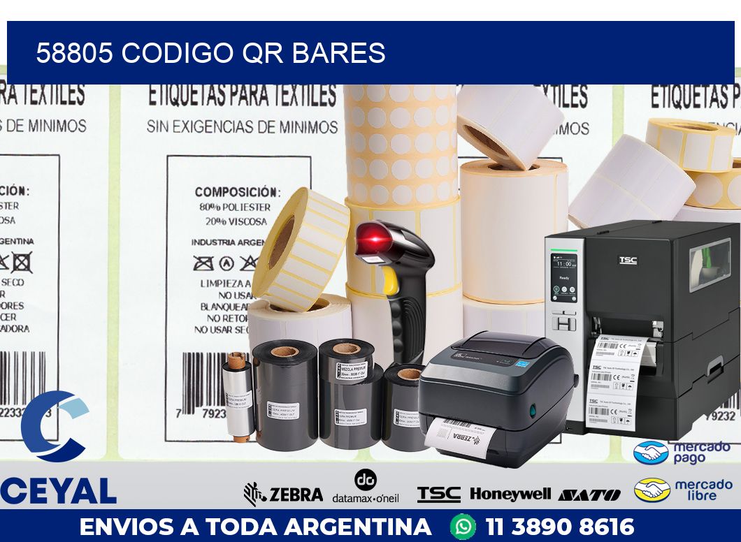 58805 CODIGO QR BARES