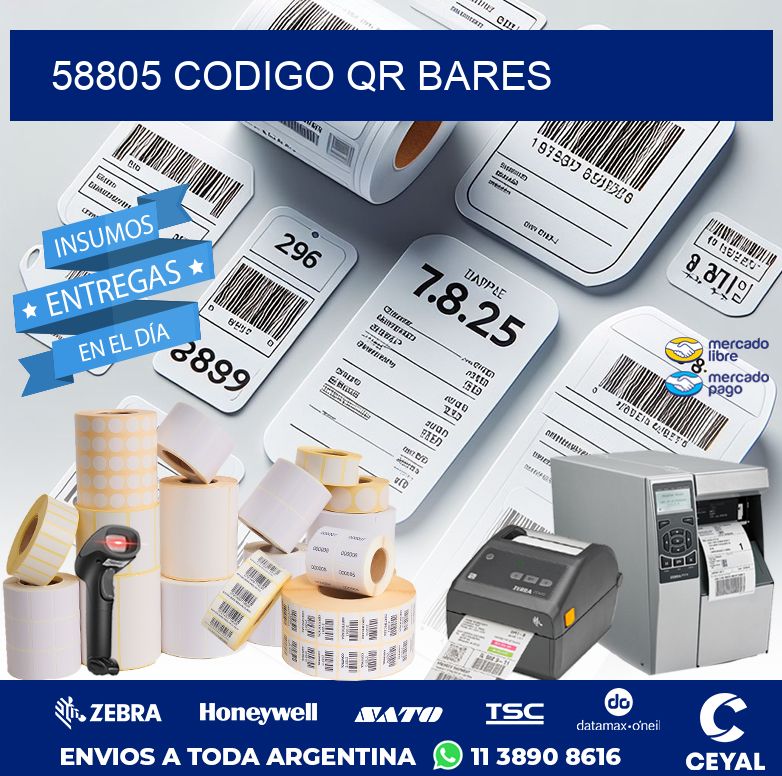 58805 CODIGO QR BARES