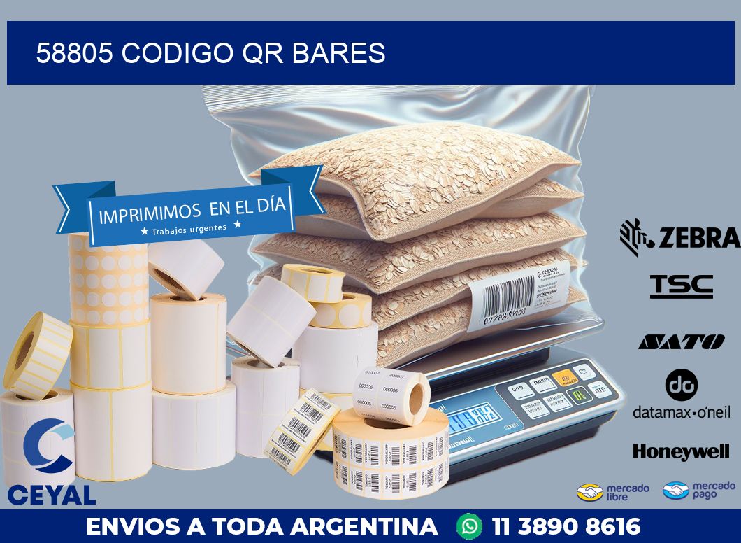 58805 CODIGO QR BARES
