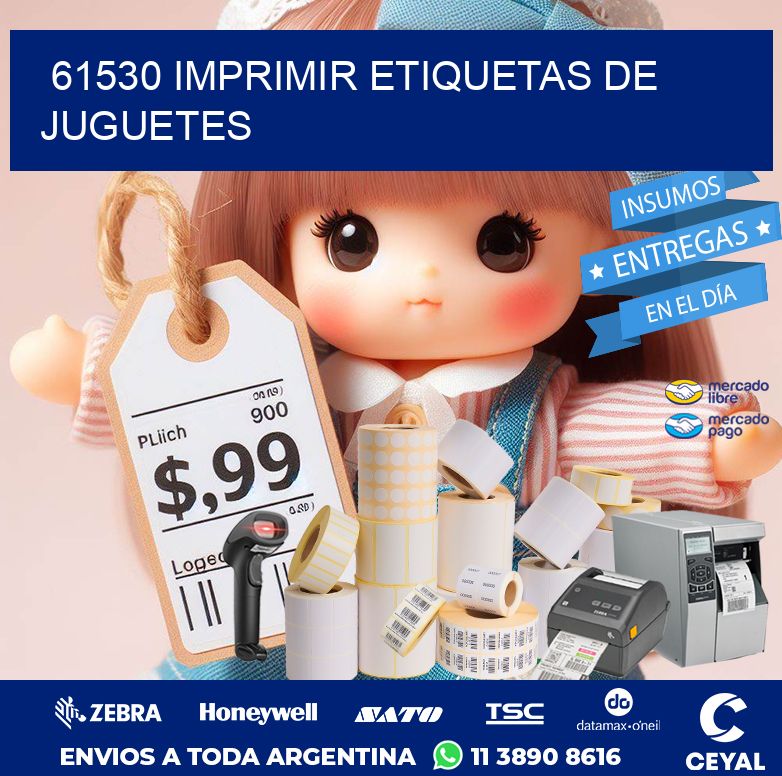 61530 IMPRIMIR ETIQUETAS DE JUGUETES