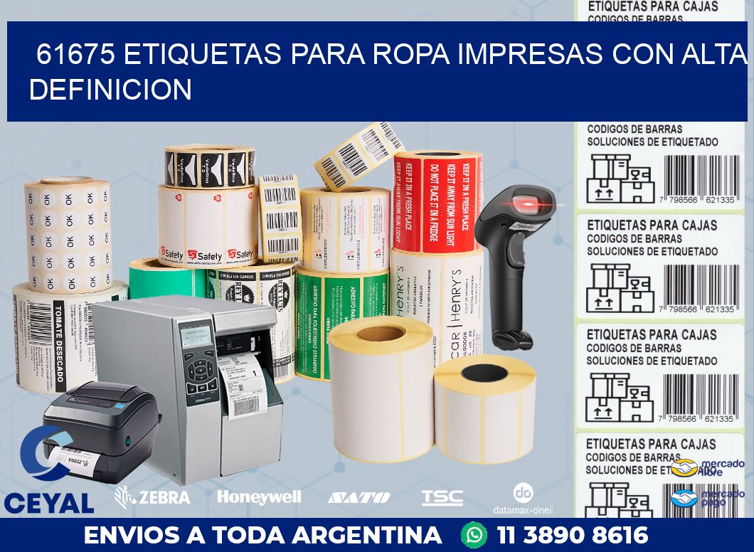 61675 ETIQUETAS PARA ROPA IMPRESAS CON ALTA DEFINICION
