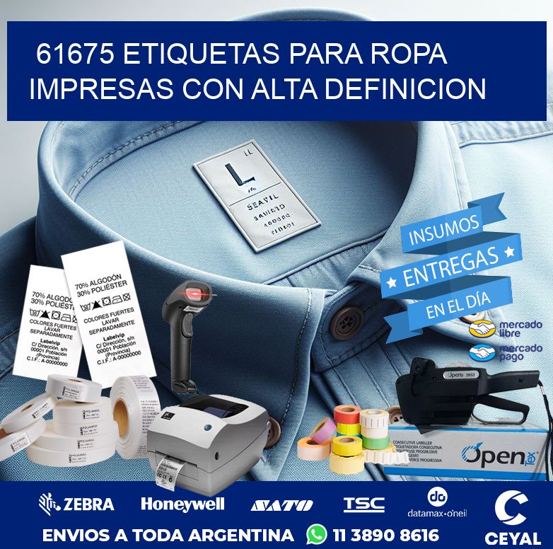 61675 ETIQUETAS PARA ROPA IMPRESAS CON ALTA DEFINICION