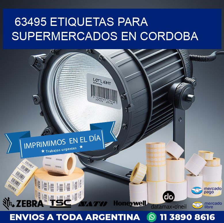 63495 ETIQUETAS PARA SUPERMERCADOS EN CORDOBA
