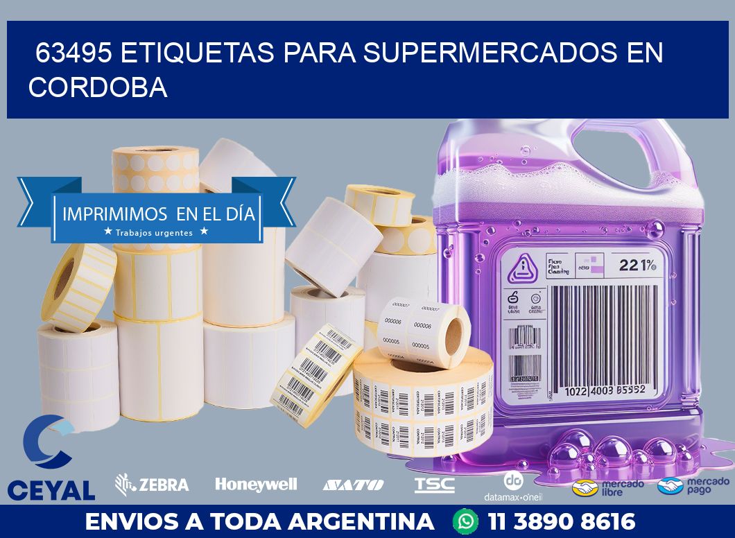 63495 ETIQUETAS PARA SUPERMERCADOS EN CORDOBA