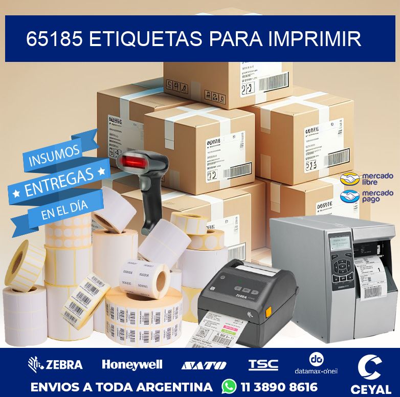 65185 ETIQUETAS PARA IMPRIMIR