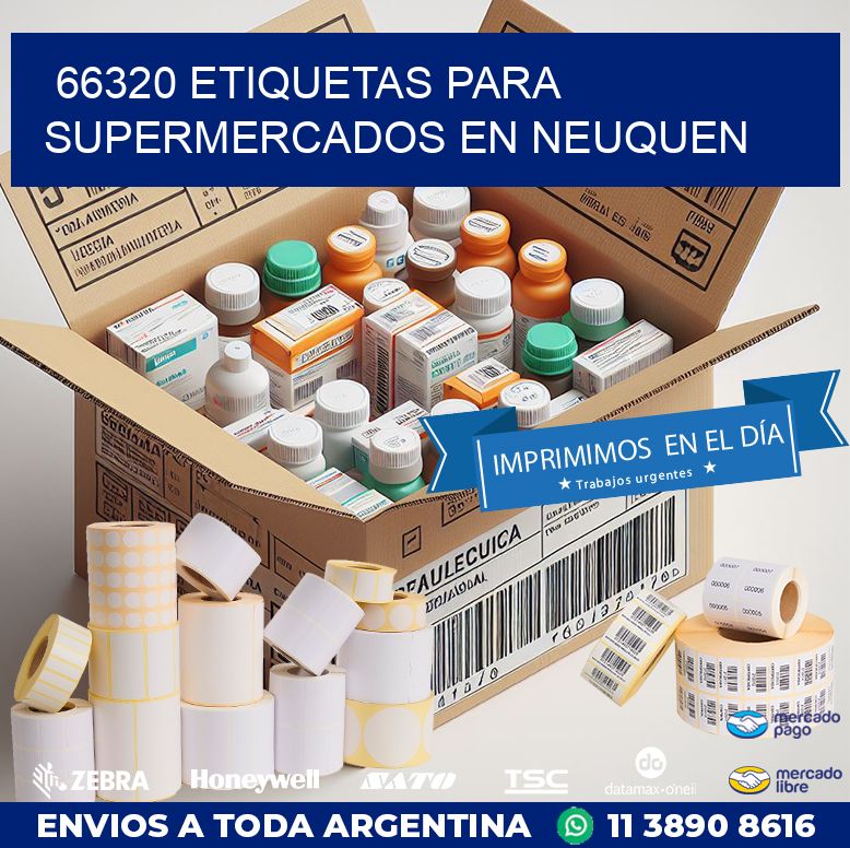 66320 ETIQUETAS PARA SUPERMERCADOS EN NEUQUEN