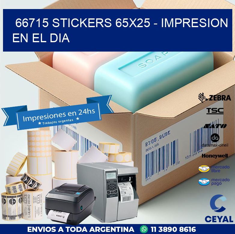 66715 STICKERS 65×25 – IMPRESION EN EL DIA